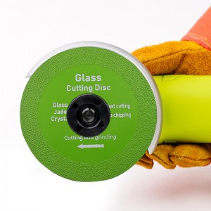 Glass Cutting Disc 100mm Ultra Thin Diamond Saw Blade For Glass Ceramic Jade Cutting