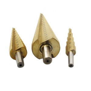 Triangle Shank Straight Flute Step Drill Bits 4-12 4-20 4-32mm For Metal Drilling