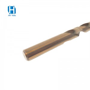 El mejor fabricante de China, broca helicoidal de vástago paralelo HSS para taladrar acero inoxidable