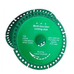 New Composite Multifunctional 4 Inch Ultra-Thin Diamond Cutting Saw Blade For Angle Grinder