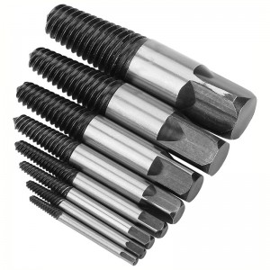 8Pcs Easy Out Bolt Stripped Broken Screw Remover Screw Extractor Set For Damaged Bolt