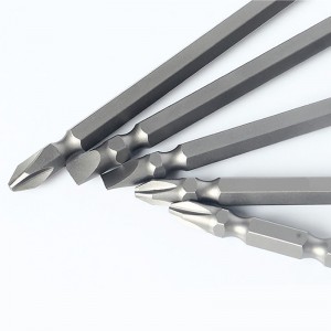 High Quality Double End Screwdriver Bit PH2 SL6 Magnetic Bits With 1/4 Inch Hex Shank