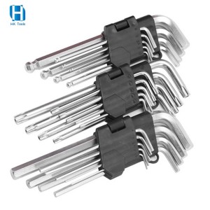 9PCS Hex Key Allen Wrench Set L Shape Metric Maintenance Hand Tool Kit For Furniture DIY BIKE