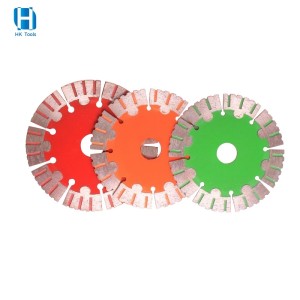 Factory Custom Angle Grinder Segment Diamond Saw Blade For Wall Concrete Slotting