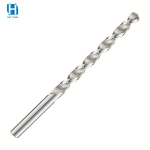 OEM Customized HSS Straight Shank Drill Bit With Parabolic Flute DIN338 Jobber Length For Metal