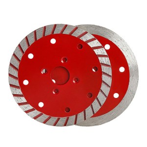 4” 110mm Diamond Cup Wheel Flat Double Sided Turbo And Rim For Marble Granite Grinding