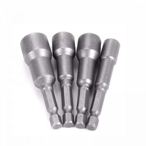 Factory 6-15mm 1/4 Inch Hex Impact Magnetic Nutsetter Screwdriver Socket Driver Bit Set Nut Setter For Drill or Cordless Screwdriver
