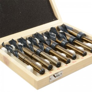 Factory Supply 8PCS HSS6542 1/2” Reduced Shank Drill Bit Set 14-25.5mm