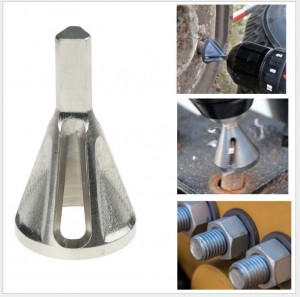 Quickly Repair Damaged Bolt Remove Burr Cutting External Chamfer Tool for Metal Drilling