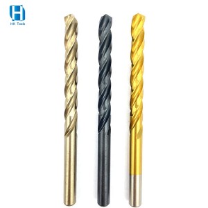 DIN338 HSS Co Straight Shank Twist Drill Bit Fully Ground For Stainless Steel