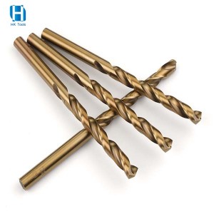 HSS M35 Straight Shank Twist Drill Bit Fully Ground For Stainless Steel