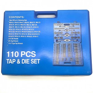 Wholesale 110PCS Metric Tap&Die Set Professional Thread Tools