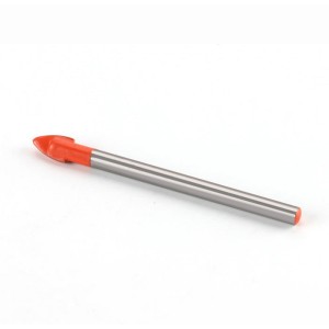 Round Shank Carbide Single Tip Tile Glass Drill Bit For Glass Ceramic Drilling