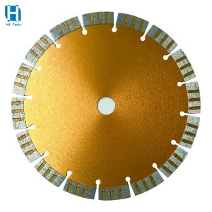 China fábrica Disco de corte de pedra de lâmina de serra de diamante segmentado prensado a quente