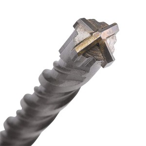 Carbide Cross Tip SDS Plus Hammer Drill Bits For Masonry Concrete Drilling