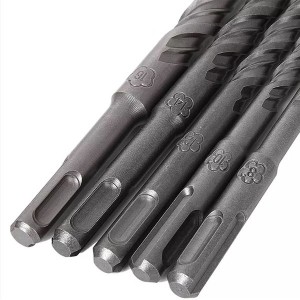 Carbide Cross Tip SDS Plus Hammer Drill Bits For Masonry Concrete Drilling