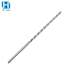 Ekstra Panjang DIN1869 Standard HSS Twist Drill Bit Untuk Logam