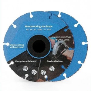 110/115/125mm Ultra-thin Woodworking Alloy Circular Saw Blade for Wood PVC Steel Rubber