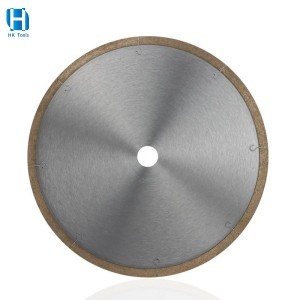 Hot Press 12Inch  Continuous Rim Diamond Saw Blade For Ceramic Tile glass For Dry Cutting