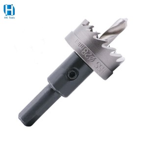 China Supplier HSS Hole Saw Cutter with Safety Stopper for Thin Sheet Metal Cutting