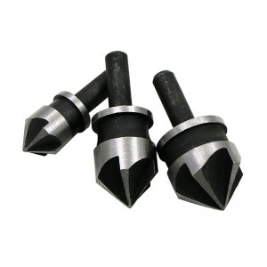 3pcs 90 Degrees 5 flutes Countersink drill set Deburring Hole Cutter chamfering tool