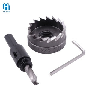中國供應商 HSS 孔鋸切割機，帶安全擋塊，用於薄板金屬切割