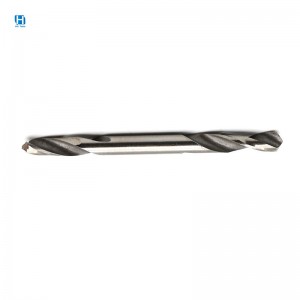135 split point DIN338 fully ground bright finish HSS M35 double end twist drill bit for metal drilling