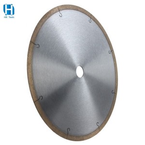 Hot Press 12Inch  Continuous Rim Diamond Saw Blade For Ceramic Tile glass For Dry Cutting