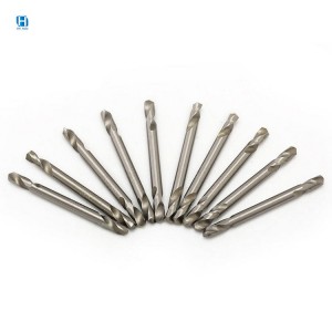 customized two heads HSS Double Ended Drill Bits for Metal Thin Sheet Drilling