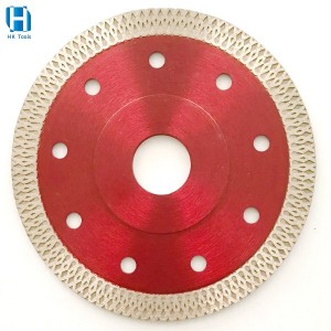 Hot press Y /X thin turbo diamond blade for cutting hard tile,ceramic and nature stone