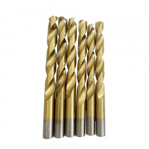 HSS 4241 Rolled Twist Drill Bit Titanium Coated 1-20mm For Wood Plastic Metal Drill Bit