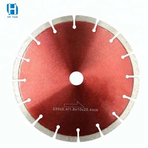 230mm Hot Pressed Segmented Saw Blade for Marble Concrete Stone
