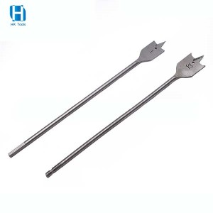 Customized 300mm Length Hex Shank Metric Inch Size Extension Wood Flat Drill Bit