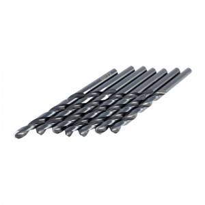 Factory HKTools High Speed Steel 4341 Black Twist Drill Bits DIN338 Jobber Length For Metal Drilling