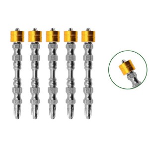 1/4″ Hex Shank 65mm Anti-slip Double Ended Phillips Screwdriver Bit With Magnetic Coil