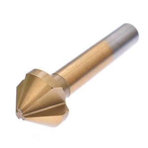6.3-20.5mm 3 Flutes Countersink Drill Bits High Speed Steel For Wood Metal Chamfering