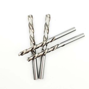 High Speed Steel Left Hand Straight Shank Twist Drill Bit For Metal Drilling