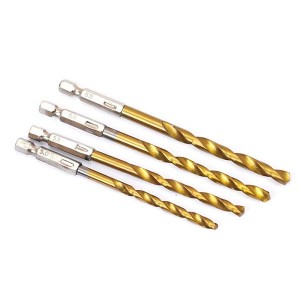 13PCS HSS 4241 Titanium Coated Hex Shank Twist Drill Bit For Sheet Metal