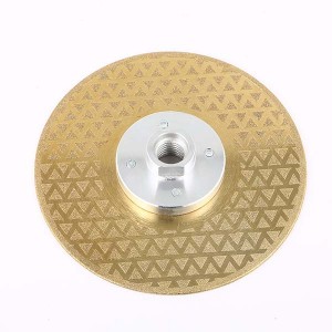 Gypsophila Diamond Electroplated Saw Blade With M14 Flange For Marble Tile