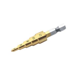 3-13mm Step Drill Bit With Hex Shank 11 Steps For Metal Drilling