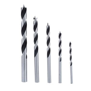 Carbon Steel 5PCS Woodworking Brad Point Drill Bit Set Edge Ground For Plywood