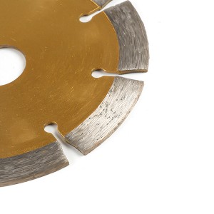 Hot Press Segment Diamond Saw Blade Dry Cutting Disc For Granite Marble Stone