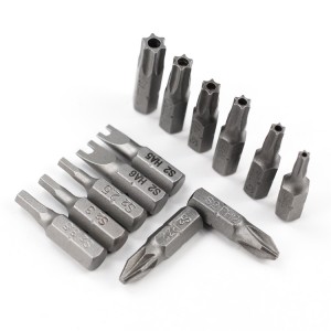 1/4″ 6.35mm Hex Shank Insert 25mm S2 Magnetic Screwdriver Bits