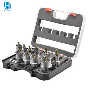 6/10/12PCS TCT Hole Saw Set For Stainless Steel Metal Plate
