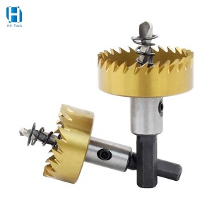 HSS Hole Saw Titanium Plating For Alloy Stainless Metal