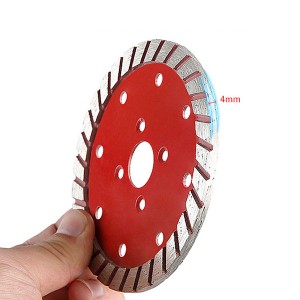 4” 110mm Diamond Cup Wheel Flat Double Sided Turbo And Rim For Marble Granite Grinding