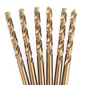 DIN338 High Speed Steel Drill Bits M35 Cobalt Containing For Stainless Steel