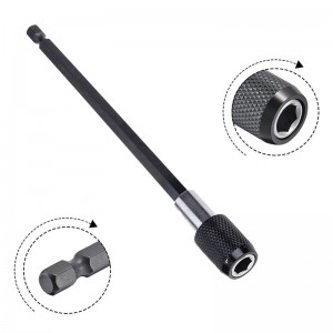 1/4” Hex Shank Quick Release Magnetic Electric Screwdriver Extension Bit Holder 60/100/150mm