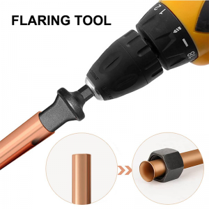 Tube Pipe Expander Hexagonal Handle Metal Copper Pipe Takeover Tool Air Conditioner Repair Electric Drill Bit Flaring Tool