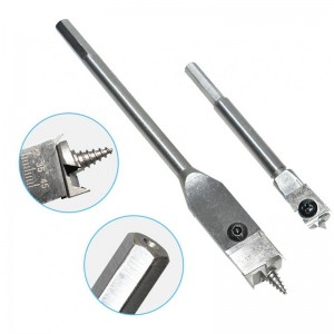 15-45mm 22-75mm Adjustable Woodworking Expansive Flat Spade Boring Drill Bit